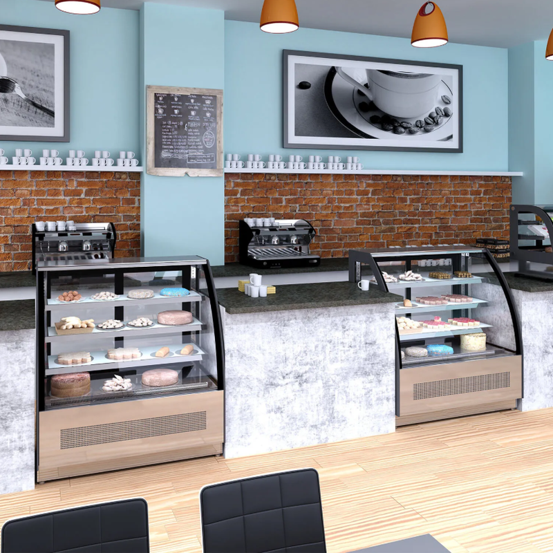 Kylm&auml;vitriini  musta